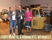 Eröffnung der Römmerts Weinwelt 24. bis 26. Oktober im Weingut Römmerts in Franken mit Joel Beckenbauer, Marianne & Michael, Rosi Mittermaier und Christian Neureuther, Claudia Jung, Sven Ottke, Ingo Lenßen und Co. (©Foto: W.Breiteneicher/Schneider Press)